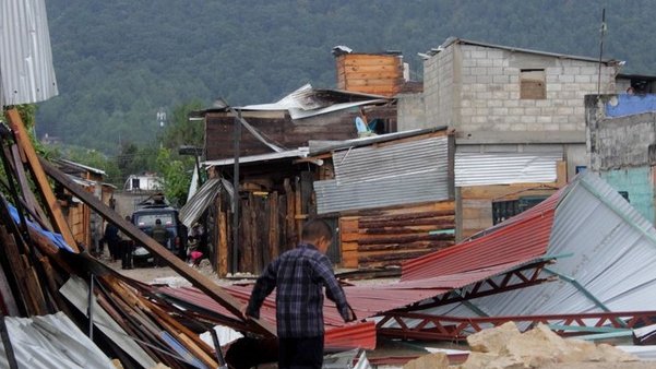 Tornado deja 412 casas afectadas en Chiapas