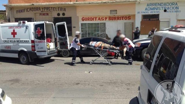 Hieren a un hombre a balazos en la zona Centro en Juárez