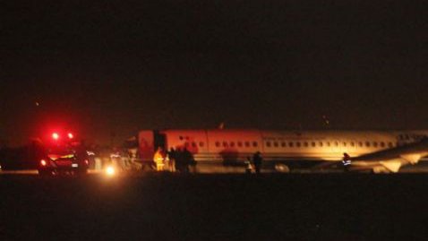 Avión se despista en Coahuila; tres lesionados