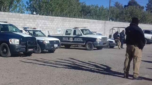 Hacen paro en protesta, agentes estatales en Nuevo Casas Grandes