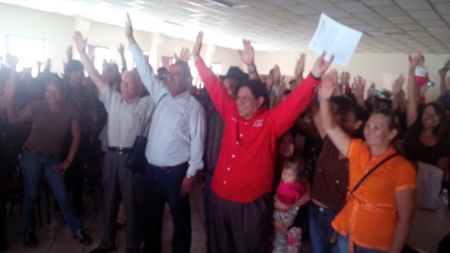Beltrán Montes recibe el apoyo de los antorchistas de Cuauhtémoc