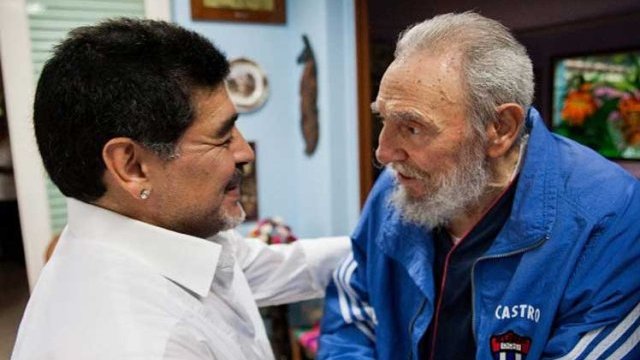 Maradona expresa su dolor por fallecimiento de Fidel Castro