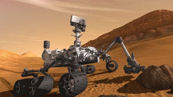 Llega en 3 días el vehículo robot Curiosity a Marte