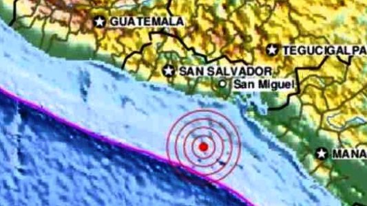 Retiran alerta de tsunami en El Salvador tras sismo de 6.7 grados