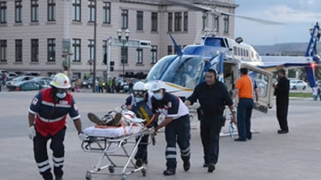 Trasladan a niño desde Madera en helicóptero para salvarle un brazo