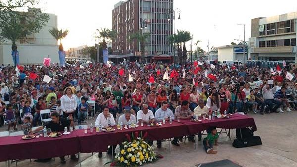 Festejan 4 mil 500 sonorenses 40 aniversario de Antorcha
