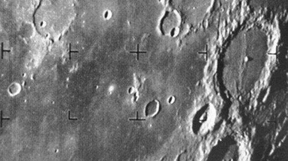 Ésta es la primera imagen de la superficie lunar