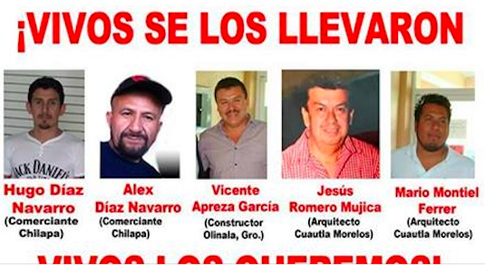 Hallan sin vida en Guerrero a cuatro profesionistas desaparecidos