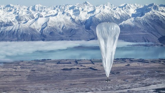 Google usará globos para llevar Internet a todo el planeta
