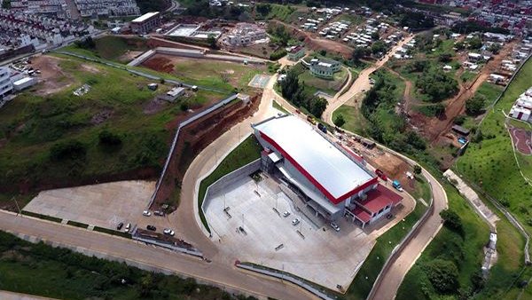 Antorcha supervisa construcción del complejo deportivo y cultural en Xalapa
