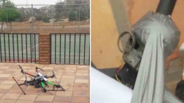 Cae dron con granadas en casa de titular de seguridad de BC