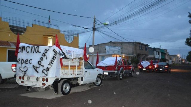 Llevan antorchistas de Ecatepec ayuda a damnificados