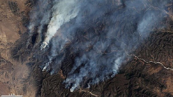 Muestra el satélite, tragedia de los incendios de Coahuila