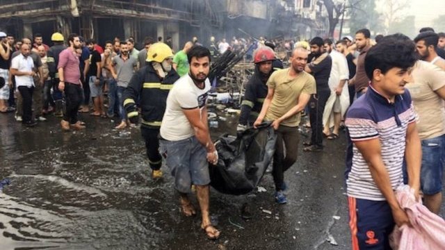 Dos ataques en Bagdad dejan al menos 125 muertos, entre ellos 15 niños