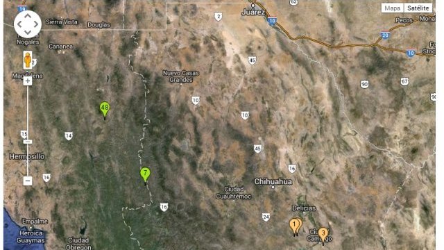 Registran tres sismos en Saucillo y Camargo, ayer y hoy