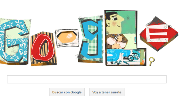 Google dedica Doodle a papás en su día
