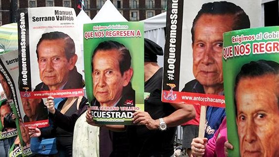 Manuel Serrano Vallejo cumple 9 meses de secuestro político