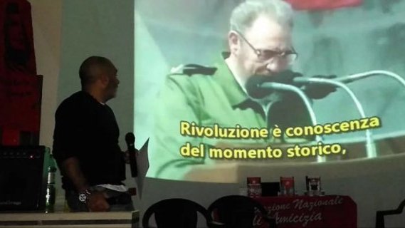 Califican a Fidel Castro en Italia 