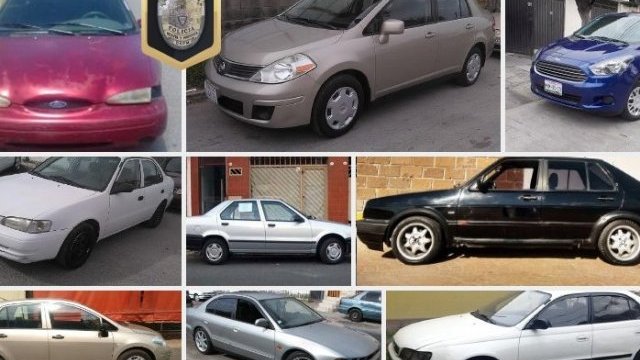 Reportan la recuperación de treinta autos con reporte de robo