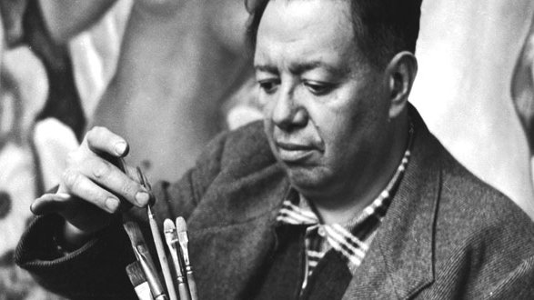 Celebran el 56 aniversario luctuoso de Diego Rivera