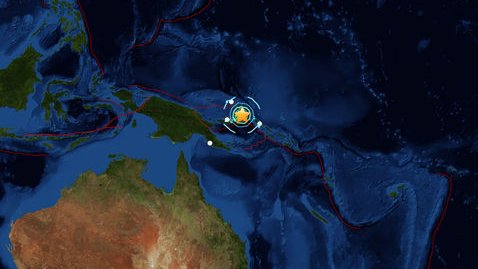 Sismo de 7.7 grados sacude Papúa Nueva Guinea