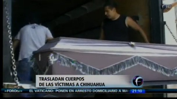 Llegan a Chihuahua los 25 cuerpos de accidentados