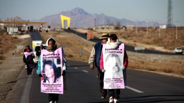 Vienen caminando a Chihuahua, madres de desaparecidas