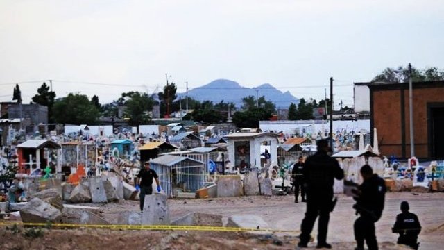 Ciudad Juárez: ejecutado queda entre tumbas en el panteón