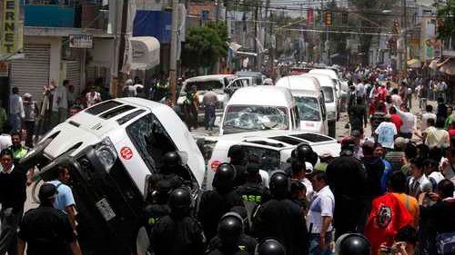 Un nuevo crimen del pulpo camionero y sus padrinos del gobierno mexiquense