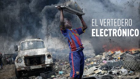 Ghana en África, el depósito más grande de desechos electrónicos del mundo