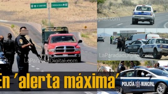 Instalan narco- retén en Chihuahua; responden con presencia policial