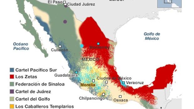 Nuevas posiciones geoestratégicas del narcotráfico en México