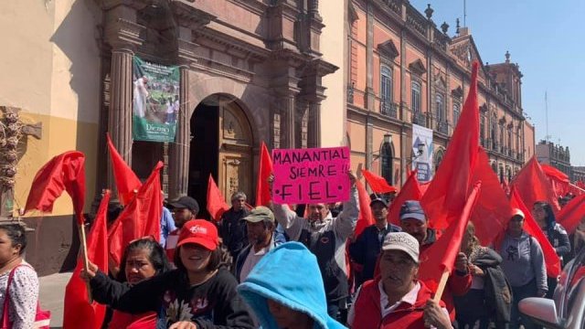 Miles de antorchistas potosinos presentan demandas al Gobierno