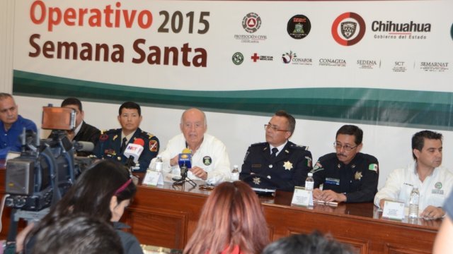 Ejecutarán Operativo Semana Santa 2015 en Chihuahua