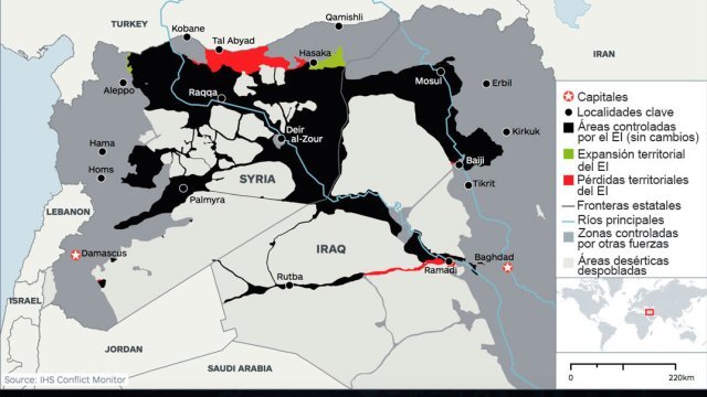 Las pérdidas territoriales del Estado Islámico y el comienzo de un Kurdistán unido