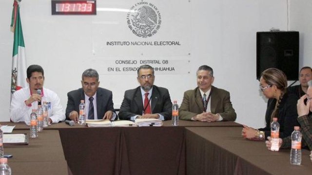 Entrega INE lista nominal para elecciones 2016 en Chihuahua