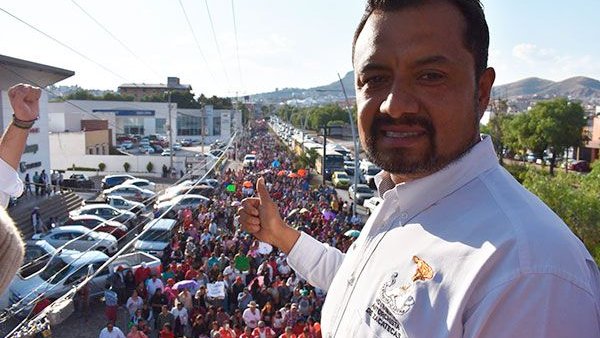 Militantes antorchistas registran candidatura ante el Instituto Electoral de Zacatecas