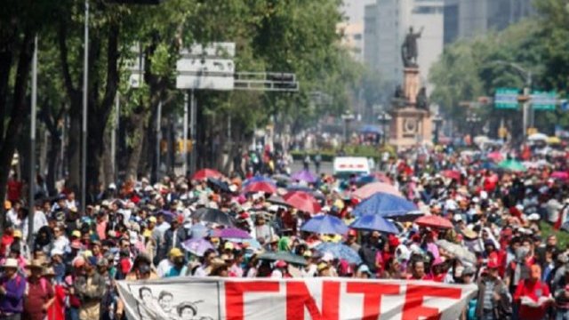 Advierte CNTE que mantendrá protestas en todo el país por Oaxaca