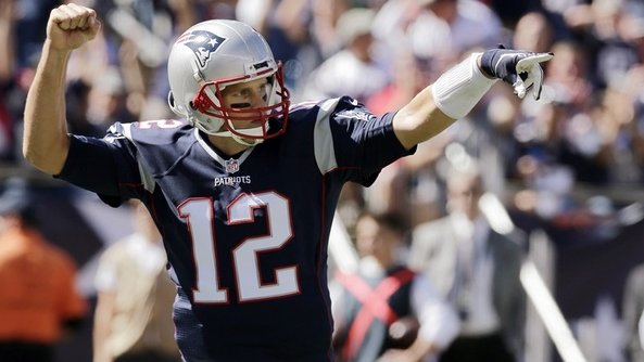 El estelar Tom Brady lanzó el pase de touchdown N° 400 de su carrera