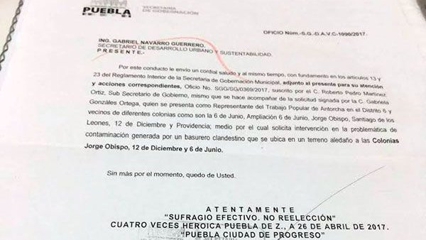 Rechaza Antorcha difamaciones del secretario de Gobernación de Puebla capital