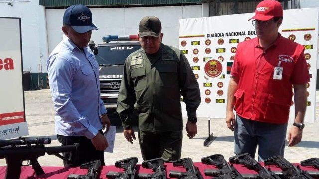Incautan en Venezuela armamento proveniente de EE.UU.