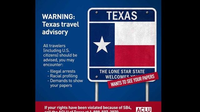 Emiten alerta para no viajar a Texas