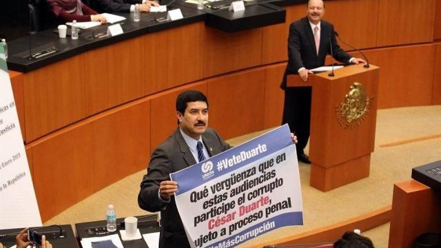 Duarte entrega a PGR declaración patrimonial, y afirma que su dinero es legal