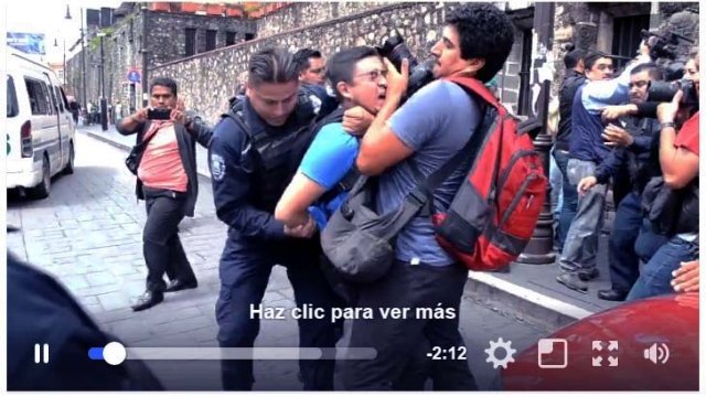 Periodistas son agredidos por la Policía Morelos, previo a su manifestación “SOS Prensa”