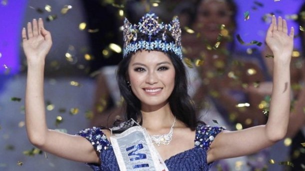 La china Wen Xiayu gana en casa el concurso de Miss Mundo 2012