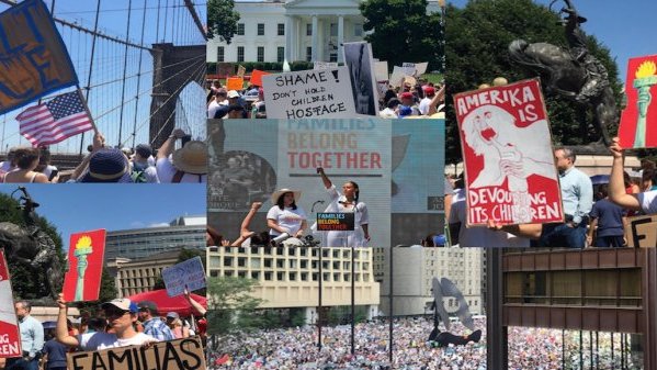 Miles marchan en EEUU contra la política antiinmigrante de Trump