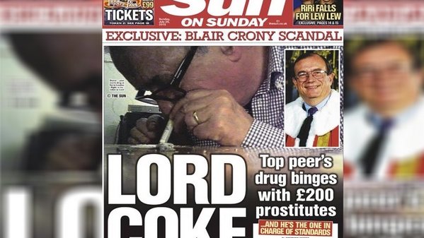 Escándalo de drogas y prostitutas tumba a legislador británico