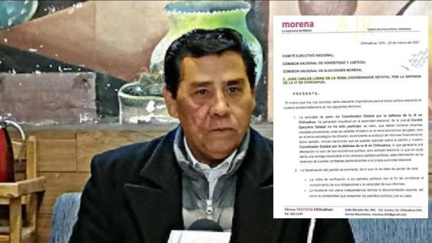 Se deslinda Morena por gasto excesivo de Juan Carlos Loera en campaña