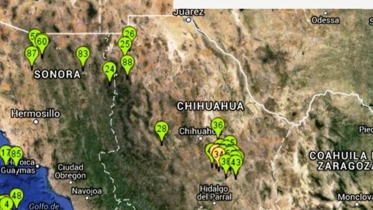 Impresionante e inusual racimo de 19 sismos azota Chihuahua