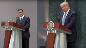 Irrelevante visita de Trump a México 